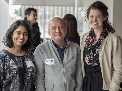 Manveen Kaur, Cyprien Lomas, and Laura Whalin. Photo credit: Duncan McHugh/LFS Learning Centre.